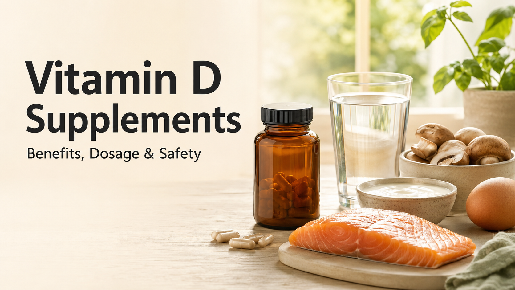 Vitamin D Supplements: Benefits, Dosage and Safety Guide